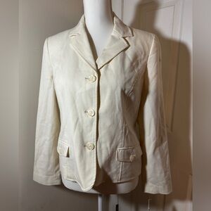 NWT Rena Rowan off white blazer.